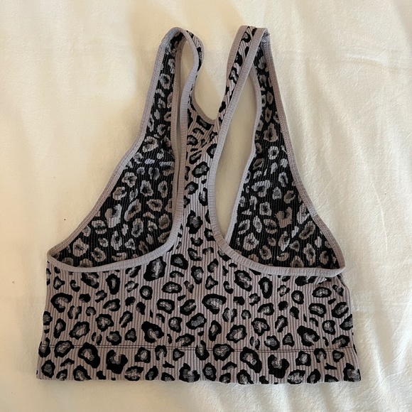 Free People Rockie Bralette Women's Size XS/S Cheetah - Picture 4 of 5